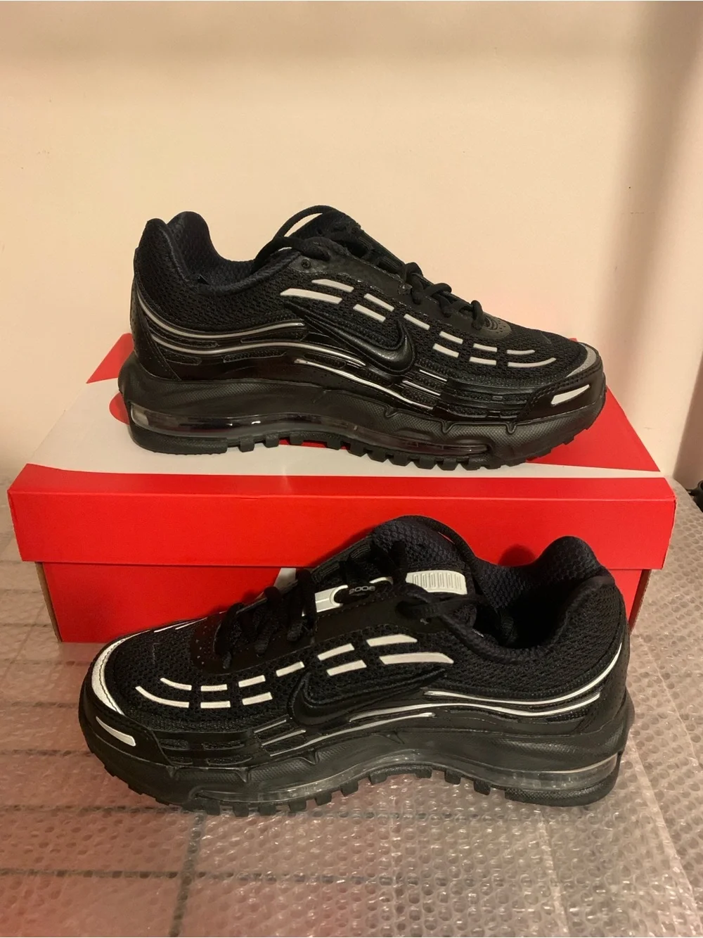 Nike Air Max TL 2.5 Black Metallic Silver FZ4110-002 - Men’s Size 5